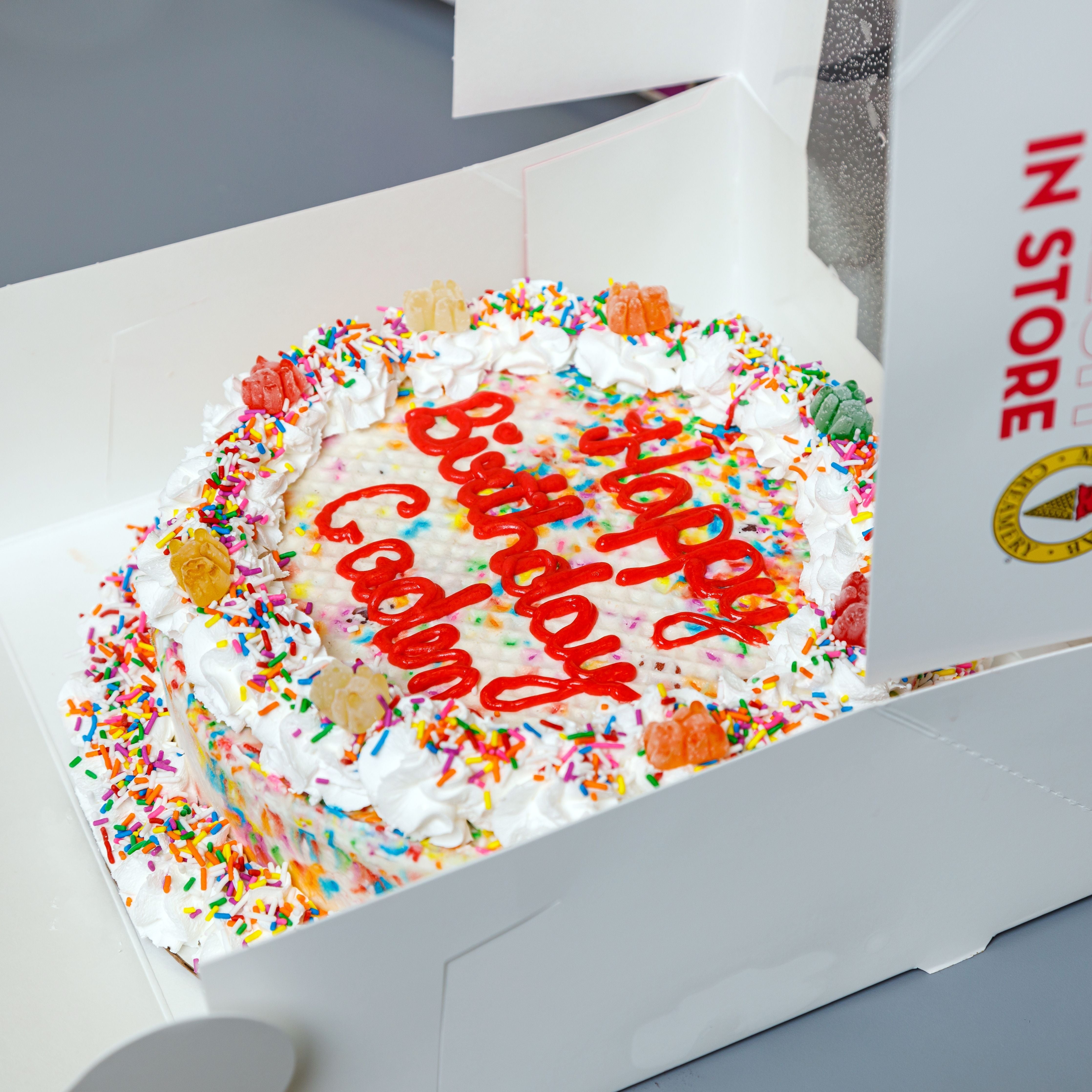 Premade Ice Cream Cakes Marble Slab Creamery
