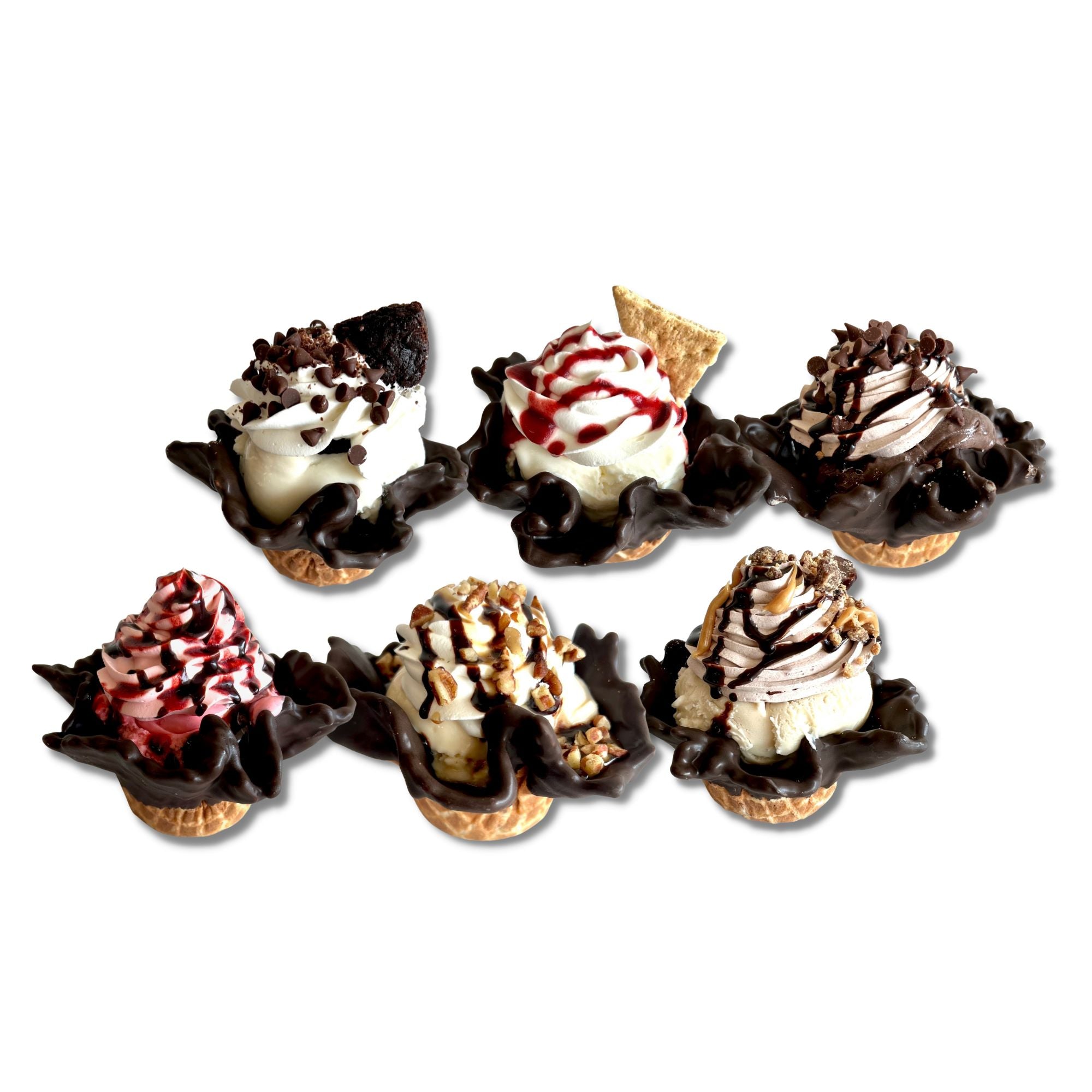 Ice Cream Cupcakes 6 Pack Marble Slab Creamery