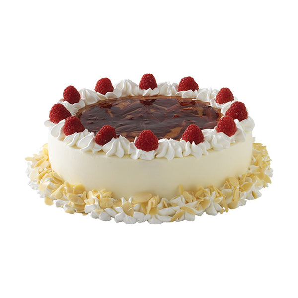 White Chocolate Raspberry Swirl Cake