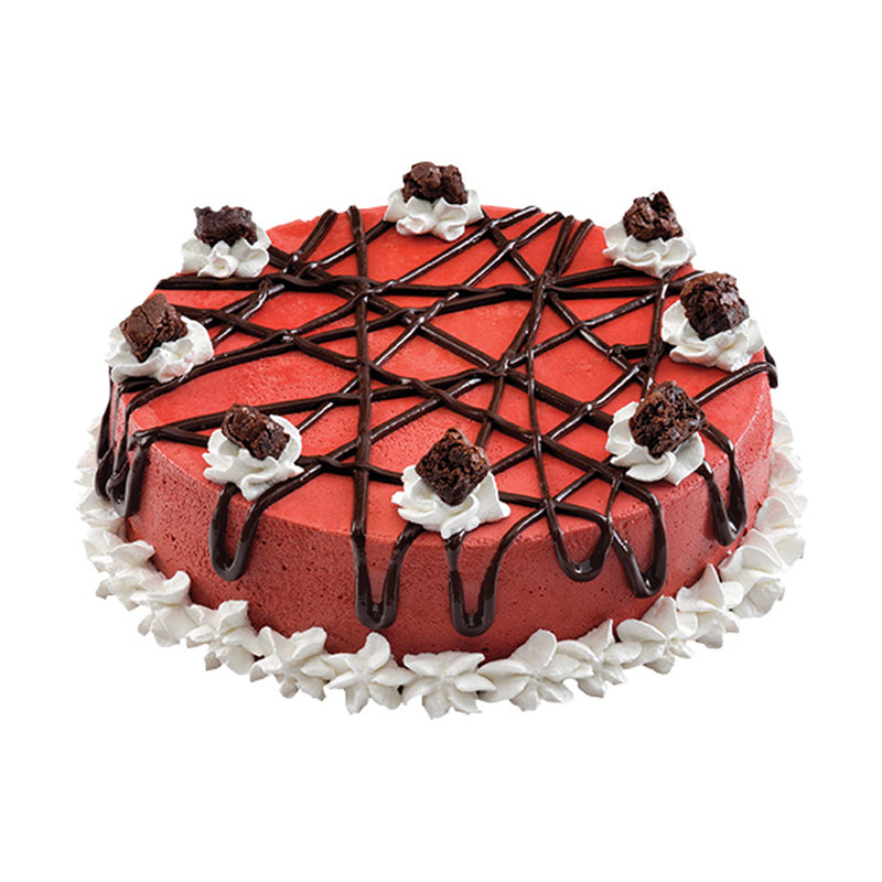 Red Velvet Brownie Cake